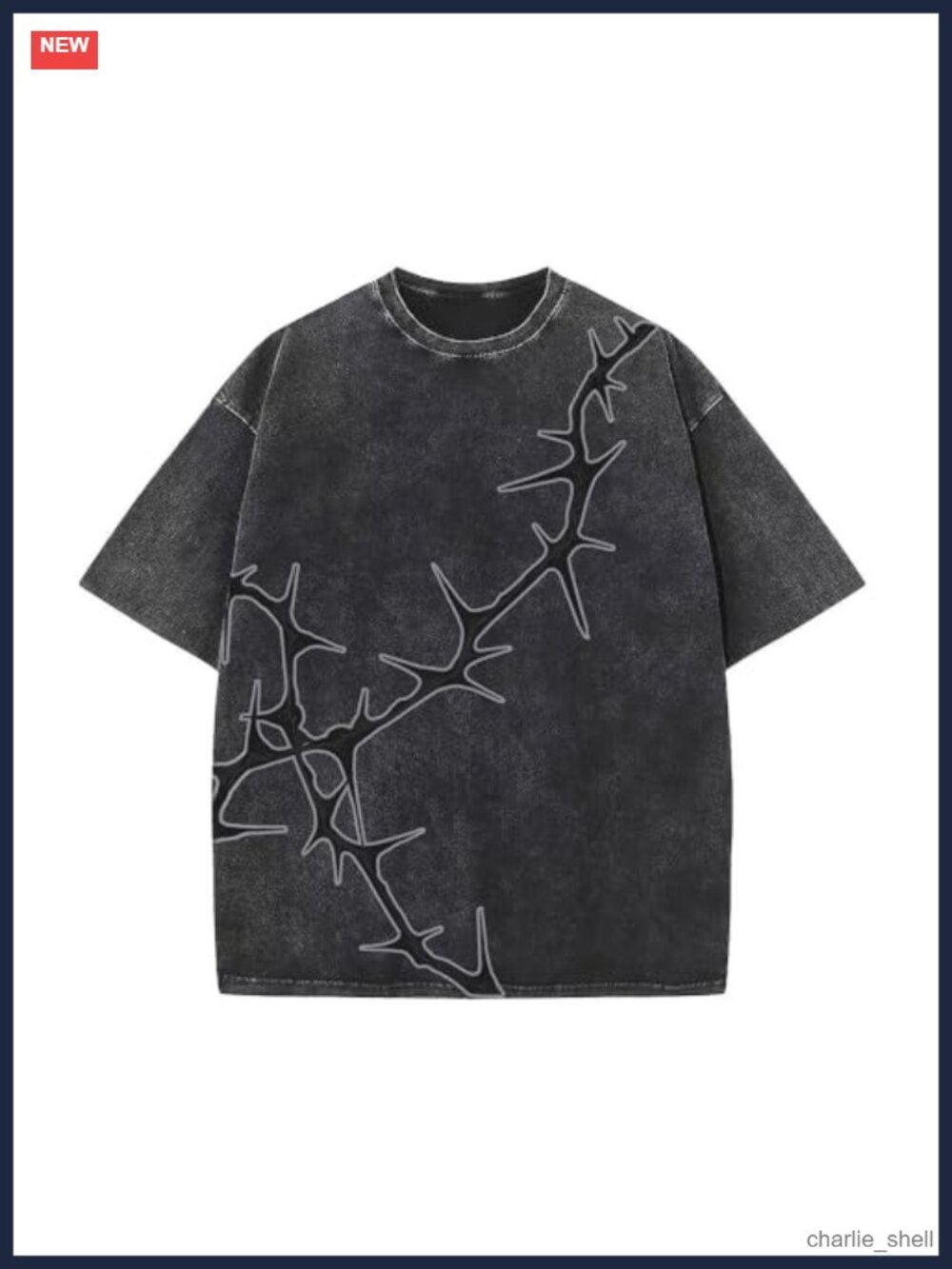 Y2K Graphic T-Shirts Oversized Vintage Acid Washed Tee Unisex Cotton Streetwear